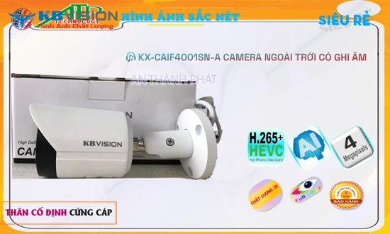 Lắp đặt camera Camera KBvision KX-CAiF4001SN-A