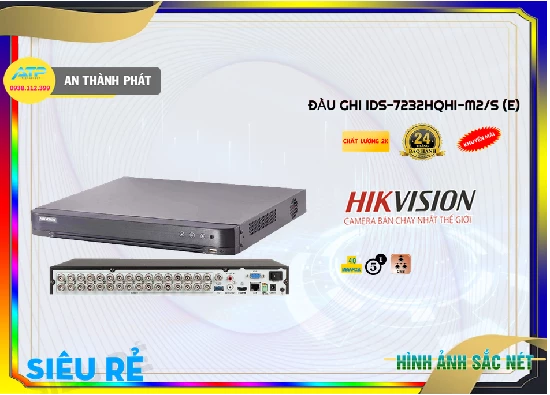Lắp đặt camera Đầu Ghi Camera Hikvision iDS-7232HQHI-M2/S(E)