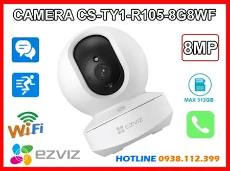 Camera Gọi Điện EZVIZ CS-TY1-R105-8G8WF (8MP),Bán Giá CS-TY1-R105-8G8WF,Giá buôn CS-TY1-R105-8G8WF,Camera CS-TY1-R105-8G8WF Giá rẻ Bán Sỉ,CS-TY1-R105-8G8WF chiết khấu cao,