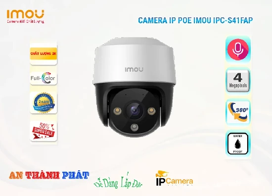 Lắp đặt camera Camera IP POE Imou IPC-S41FAP