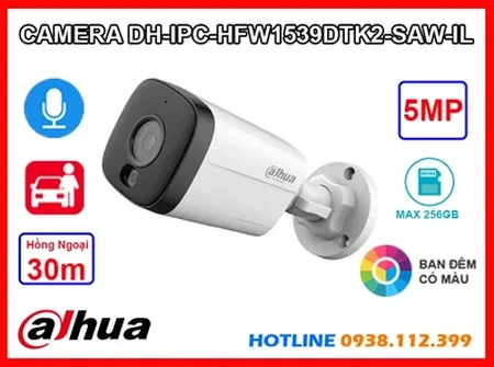 Lắp đặt camera Camera DH-IPC-HFW1539DTK2-SAW-IL Dahua