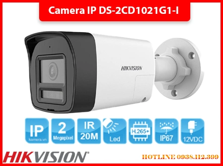 Lắp đặt camera Camera IP Hikvision DS-2CD1021G1-I