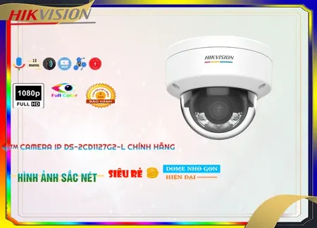 Lắp đặt camera DS-2CD1127G2-L Camera IP Hikvision