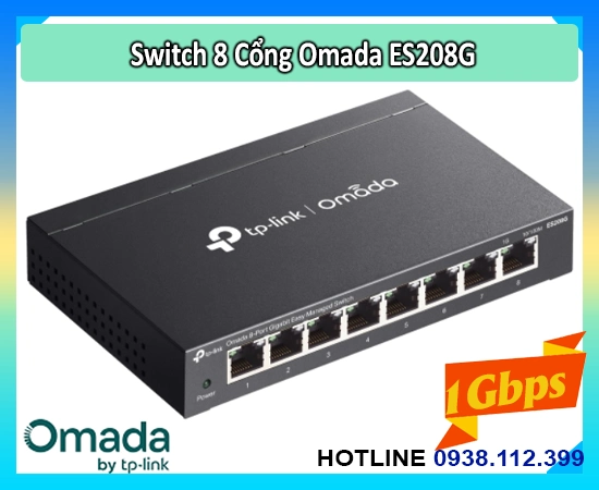 Lắp đặt camera Swtich Managed 8 Port ES208G