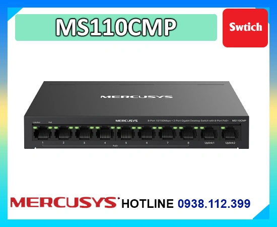 Lắp đặt camera Swtich MS110CMP Mercusys