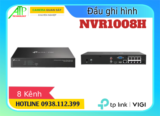 Lắp đặt camera Đầu Ghi NVR1008H