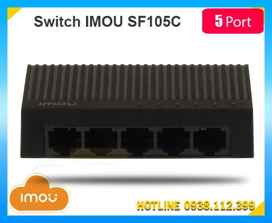 Lắp đặt camera Swtich 5 Port SF105C