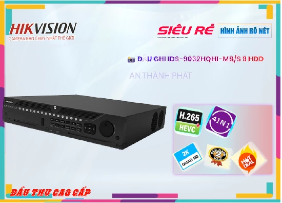 Lắp đặt camera Đầu Ghi Hikvision iDS-9032HQHI-M8/S