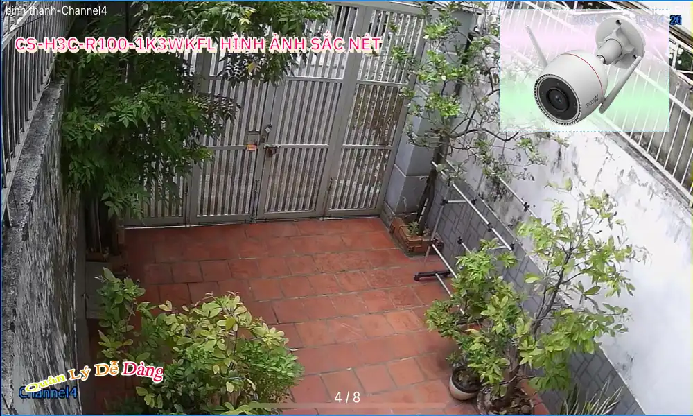 CS-H3c-R100-1K3WKFL sắc nét Wifi Ezviz ➠