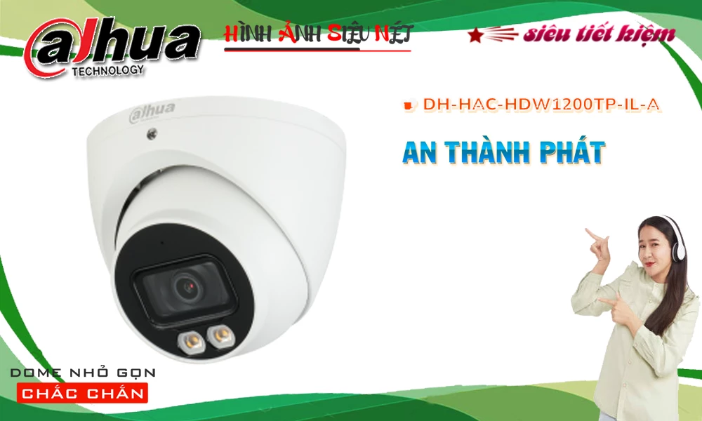DH-HAC-HDW1200TP-IL-A Camera An Ninh Sắt Nét