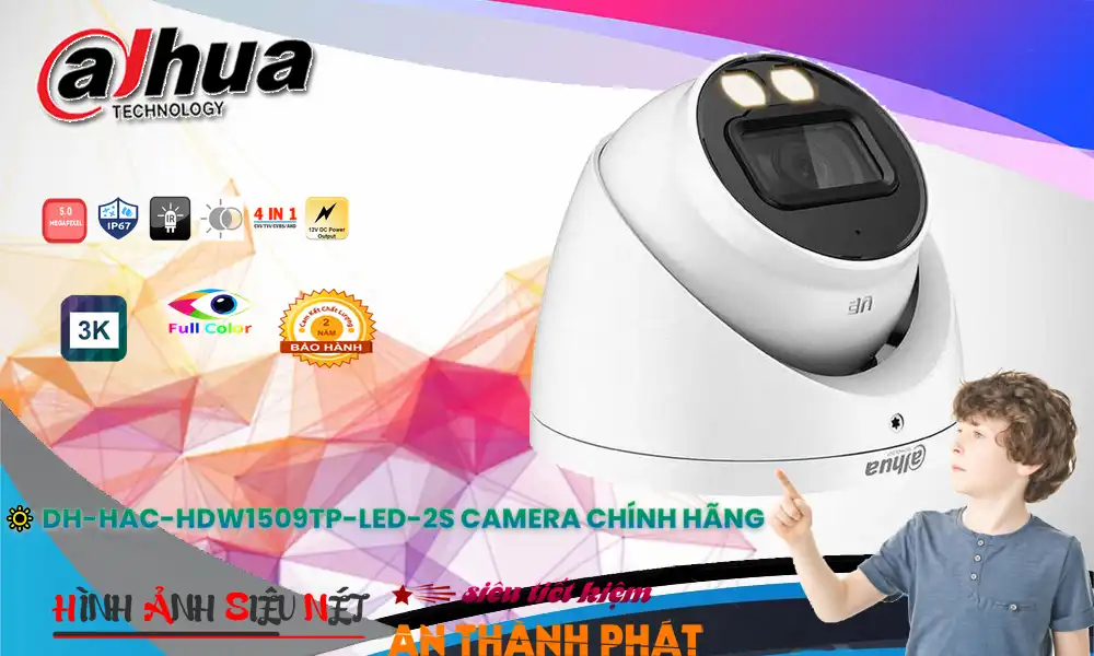 DH-HAC-HDW1509TP-LED-2S sắc nét Dahua