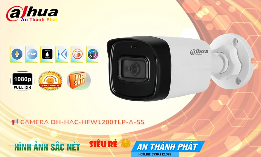 DH-HAC-HFW1200TLP-A-S5 sắc nét Dahua