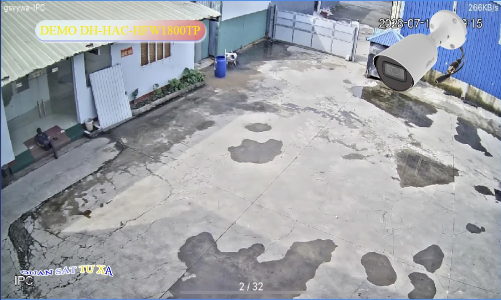 ➠  DH-HAC-HFW1800TP sắc nét Dahua