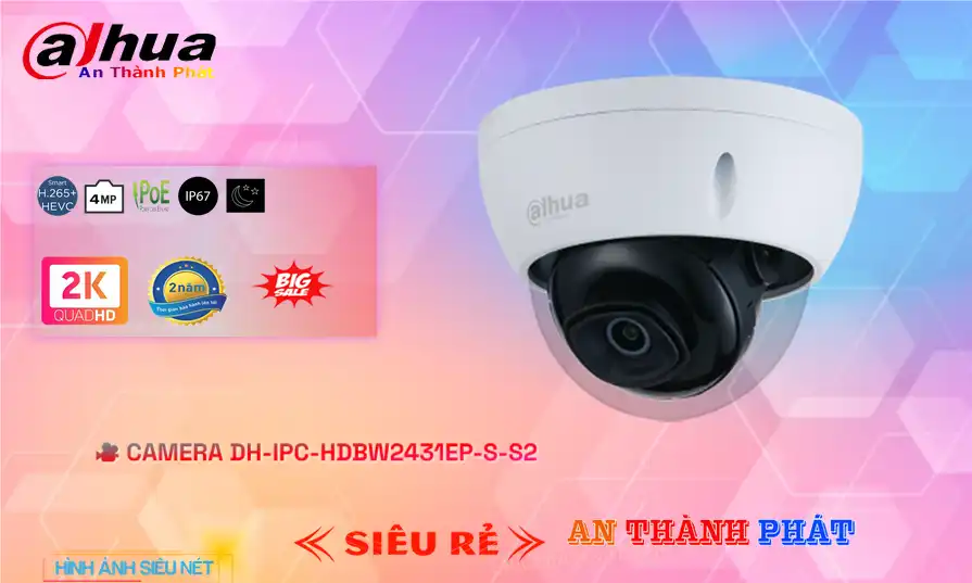 DH-IPC-HDBW2431EP-S-S2 sắc nét Dahua