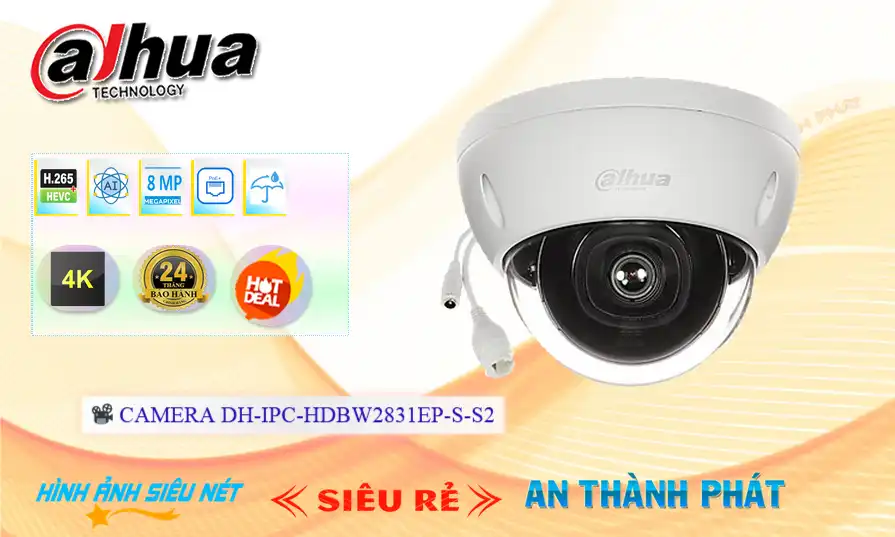 DH-IPC-HDBW2831EP-S-S2 sắc nét Dahua DH-IPC-HDBW2831EP-S-S2 sắc nét Dahua