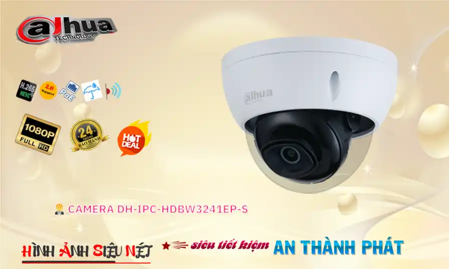 DH-IPC-HDBW3241EP-S sắc nét Dahua