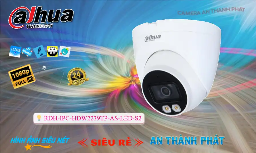DH-IPC-HDW2239TP-AS-LED-S2 sắc nét Dahua ➠ DH-IPC-HDW2239TP-AS-LED-S2 sắc nét Dahua ➠