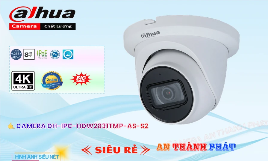 DH-IPC-HDW2831TMP-AS-S2 sắc nét Dahua