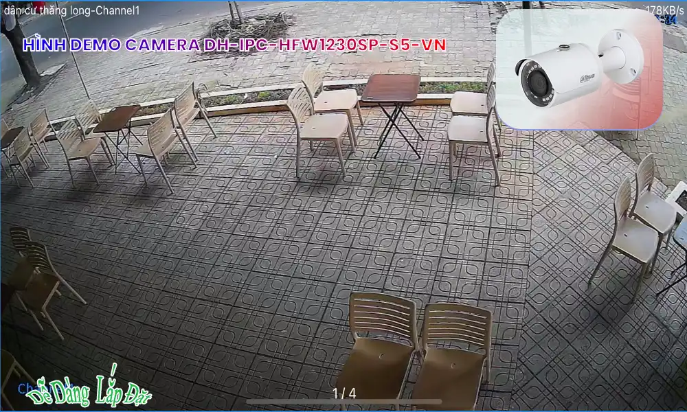 DH-IPC-HFW1230SP-S5-VN sắc nét Dahua