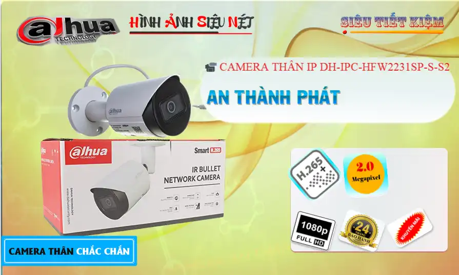 DH-IPC-HFW2231SP-S-S2 sắc nét Dahua