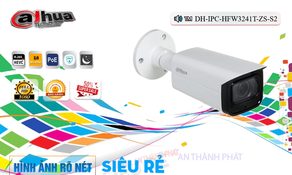 DH-IPC-HFW3241T-ZS-S2 sắc nét Dahua