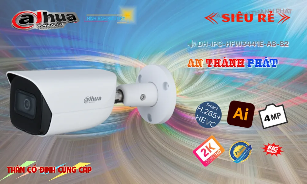 DH-IPC-HFW3441E-AS-S2 sắc nét Dahua