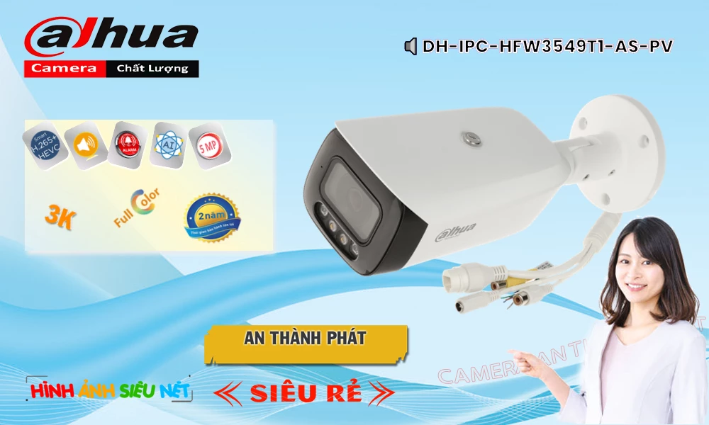 DH-IPC-HFW3549T1-AS-PV sắc nét Dahua DH-IPC-HFW3549T1-AS-PV sắc nét Dahua
