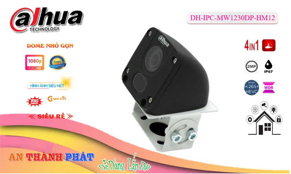 DH-IPC-MW1230DP-HM12 sắc nét Dahua DH-IPC-MW1230DP-HM12 sắc nét Dahua