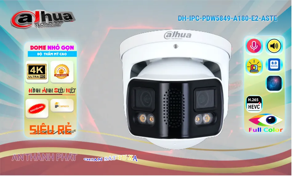 DH-IPC-PDW5849-A180-E2-ASTE sắc nét Dahua DH-IPC-PDW5849-A180-E2-ASTE sắc nét Dahua