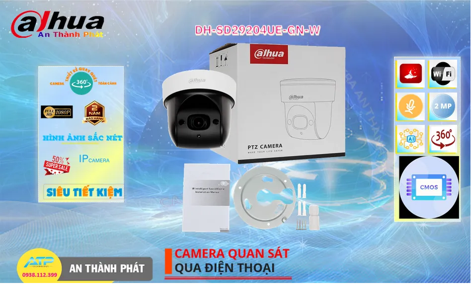 DH-SD29204UE-GN-W sắc nét Dahua