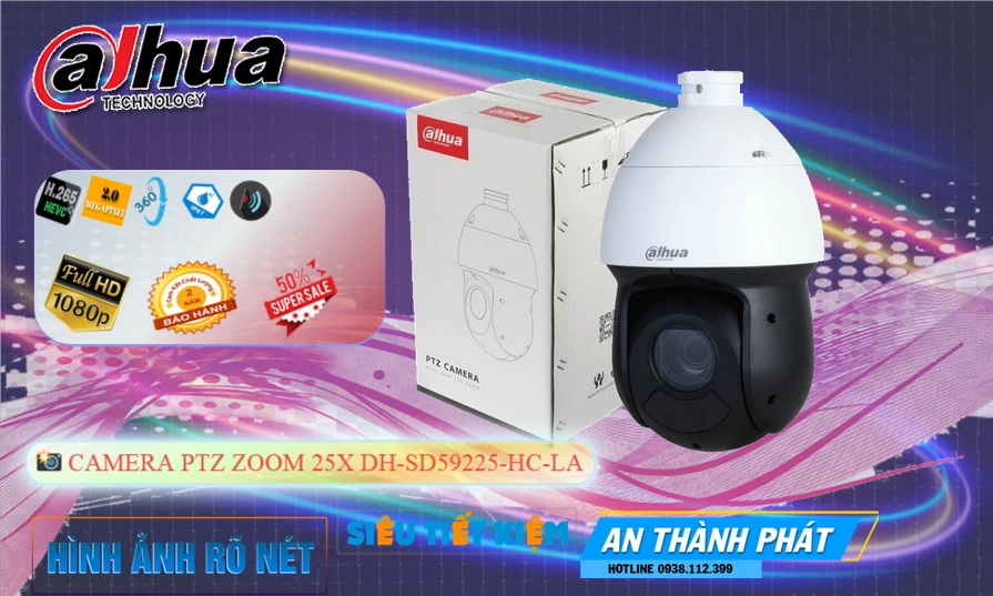 DH-SD59225-HC-LA sắc nét Dahua ➠
