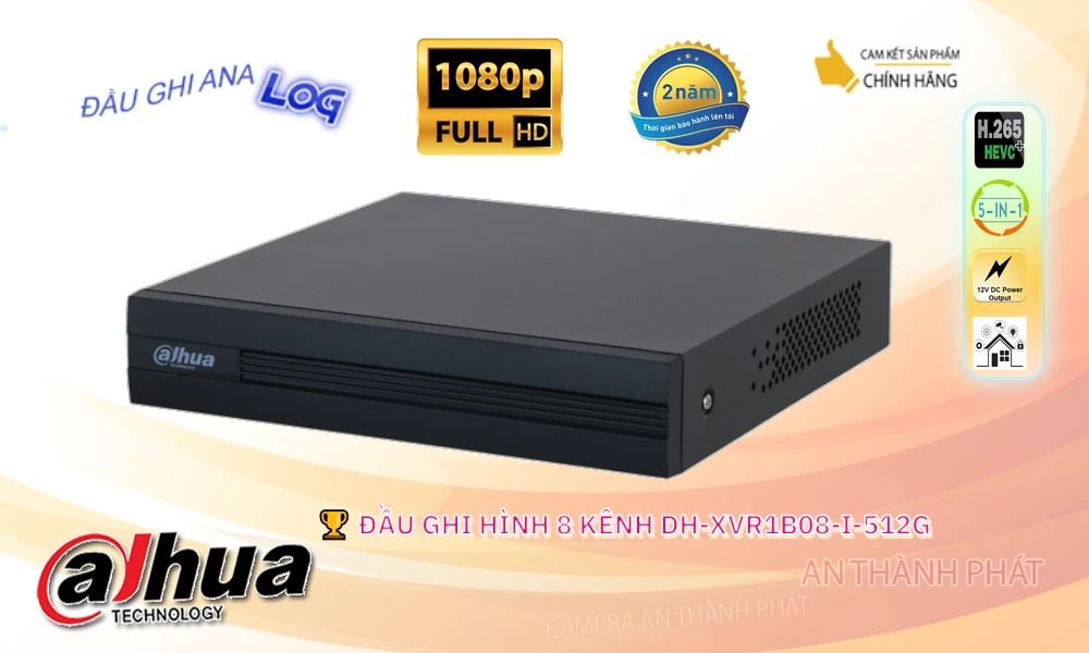 DH-XVR1B08-I-512G Đầu Ghi Hình Giá rẻ DH-XVR1B08-I-512G Đầu Ghi Hình Giá rẻ