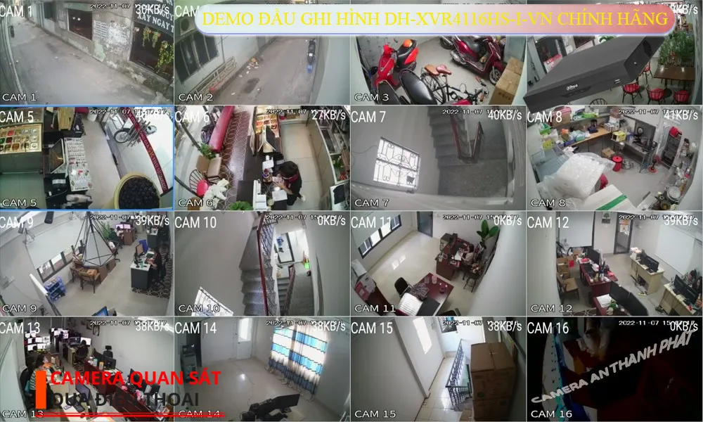 DH-XVR4116HS-I-VN sắc nét Dahua
