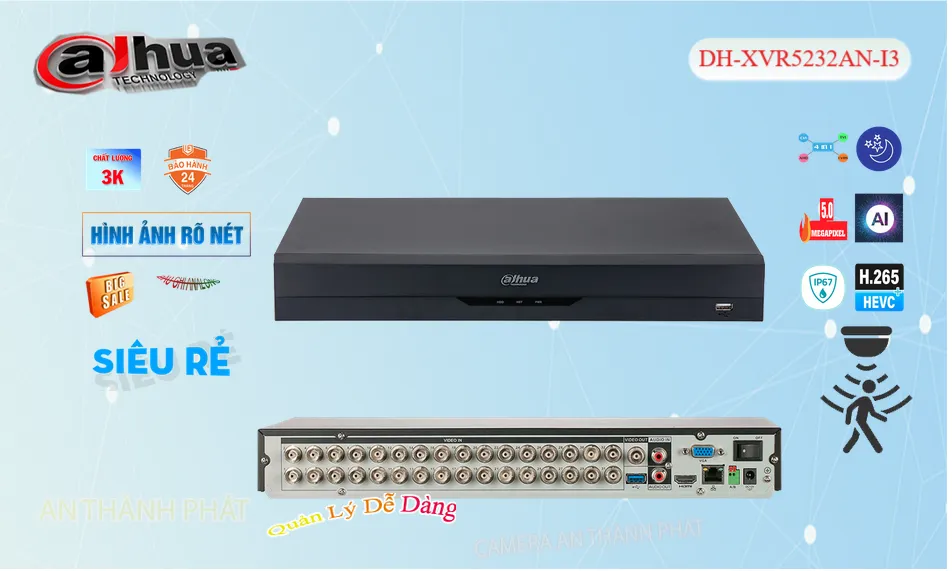 DH-XVR5232AN-I3 sắc nét Dahua ➠