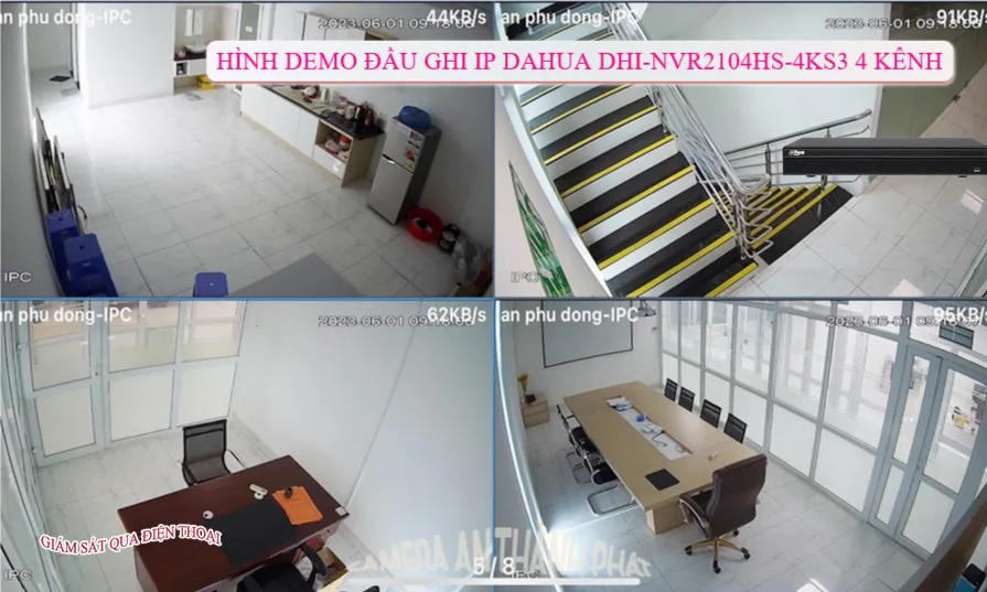 ✲  DHI-NVR2104HS-4KS3 Dahua Thiết kế Đẹp