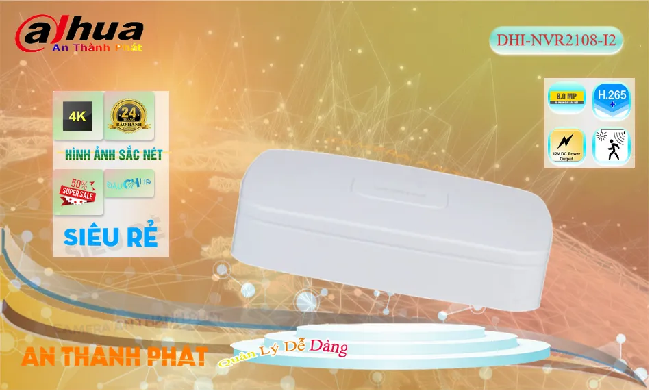 DHI-NVR2108-I2 sắc nét Dahua