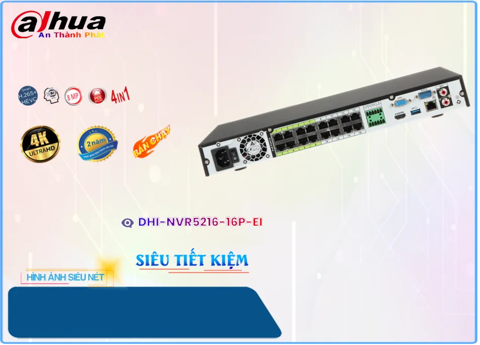 DHI-NVR5216-16P-EI sắc nét Dahua DHI-NVR5216-16P-EI sắc nét Dahua