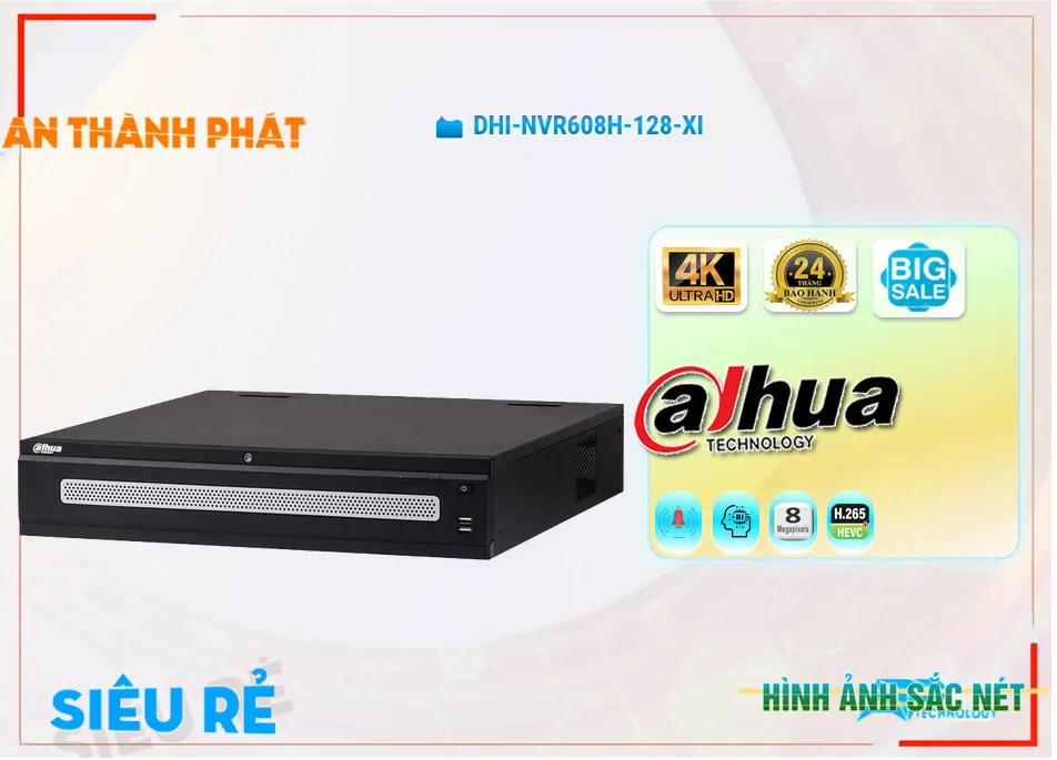 DHI-NVR608H-128-XI sắc nét Dahua DHI-NVR608H-128-XI sắc nét Dahua
