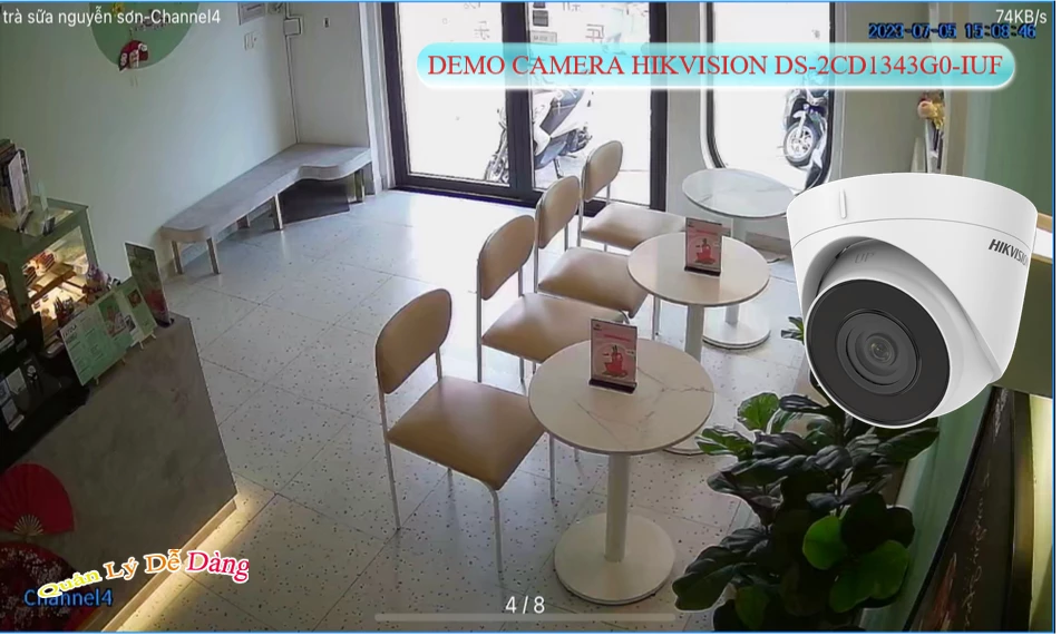 DS-2CD1343G0-IUF sắc nét Hikvision