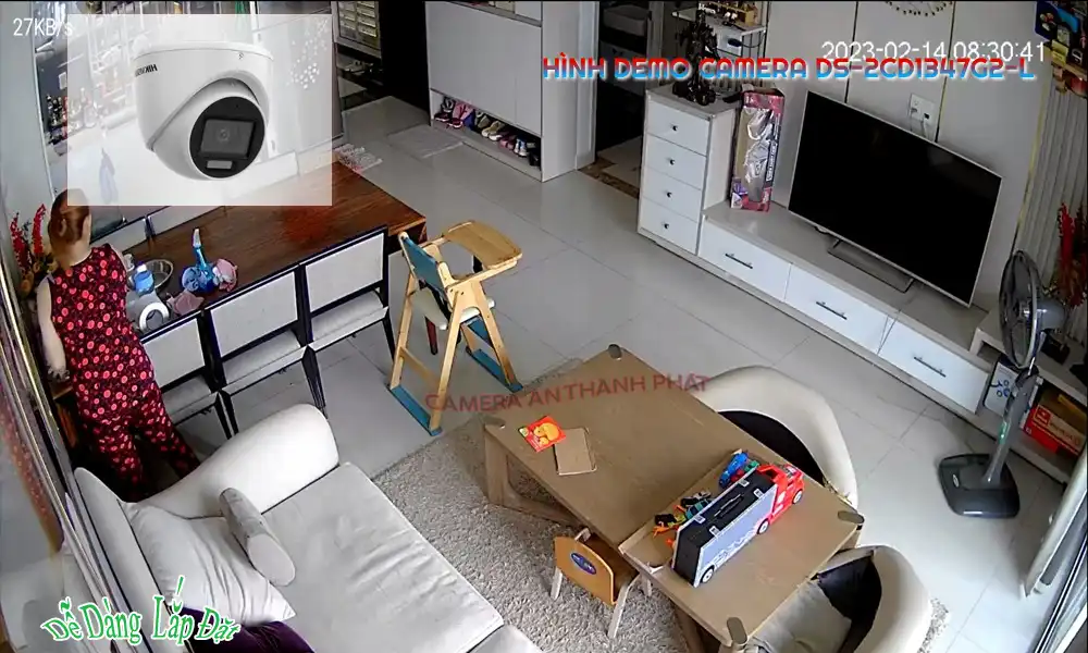 DS-2CD1347G2-L sắc nét Hikvision