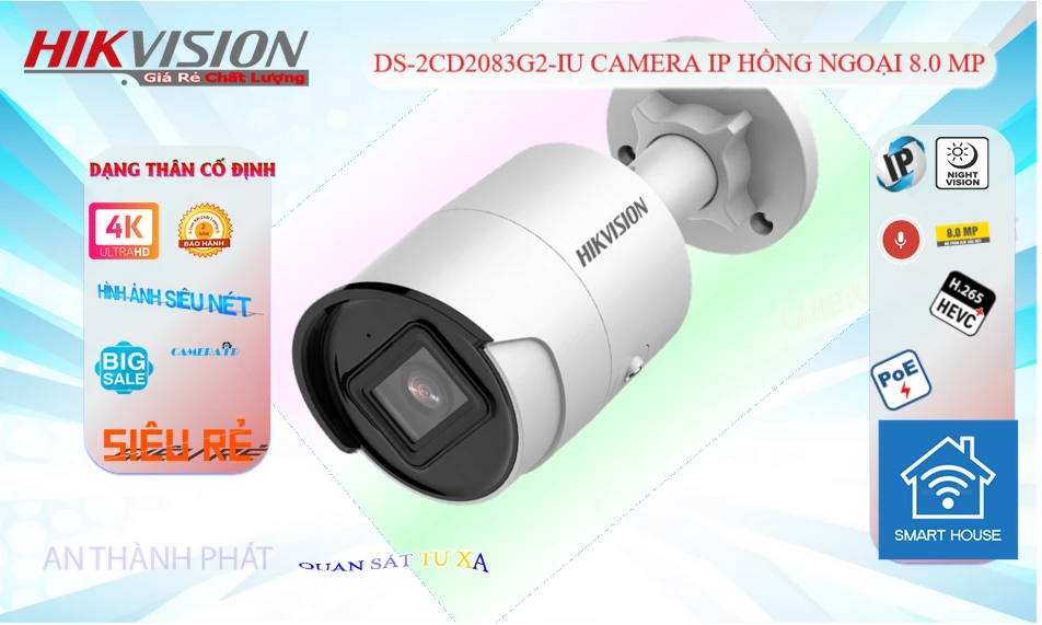 DS-2CD2083G2-IU sắc nét Hikvision