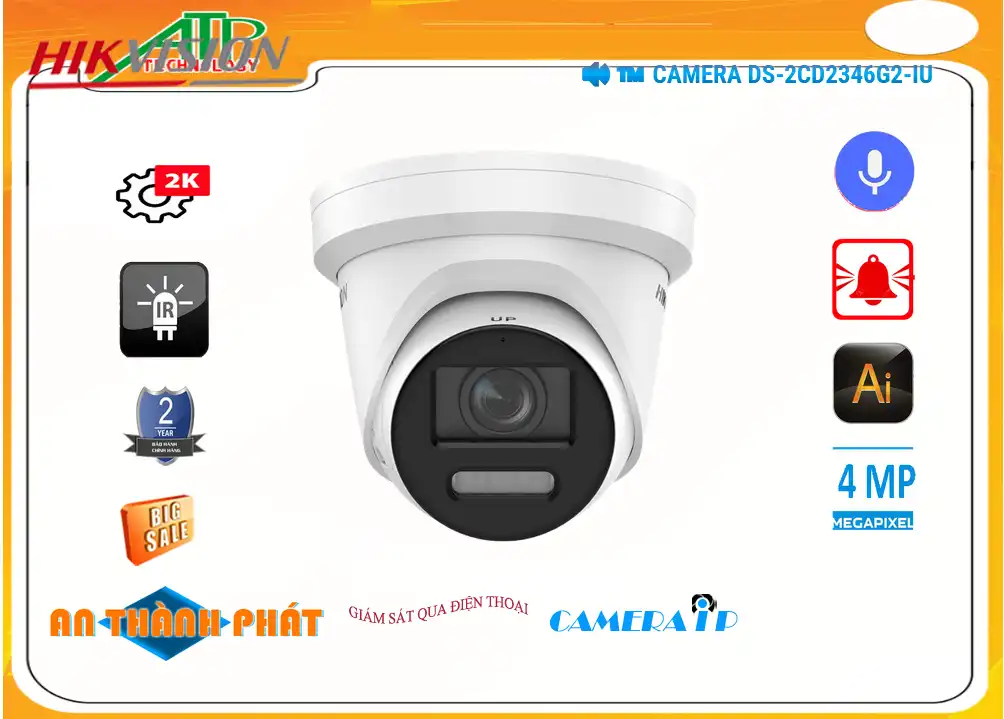 Camera Hikvision DS-2CD2346G2-IU Camera Hikvision DS-2CD2346G2-IU