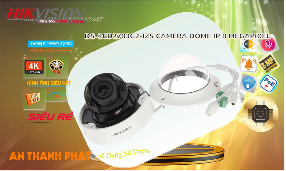 DS-2CD2783G2-IZS sắc nét Hikvision DS-2CD2783G2-IZS sắc nét Hikvision