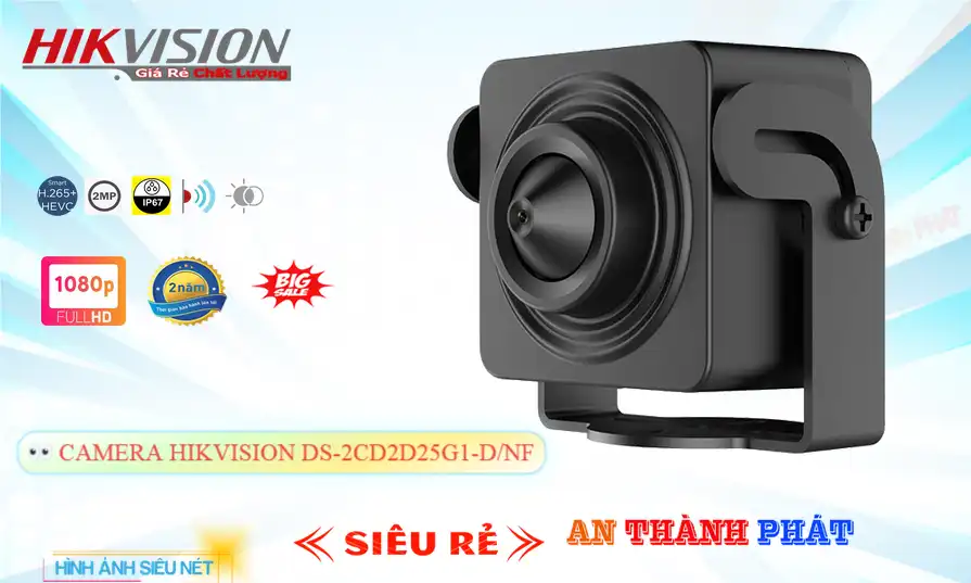 DS-2CD2D25G1-D/NF sắc nét Hikvision