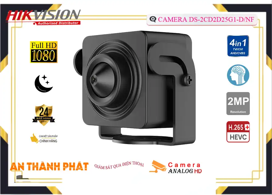 DS-2CD2D25G1-D/NF sắc nét Hikvision