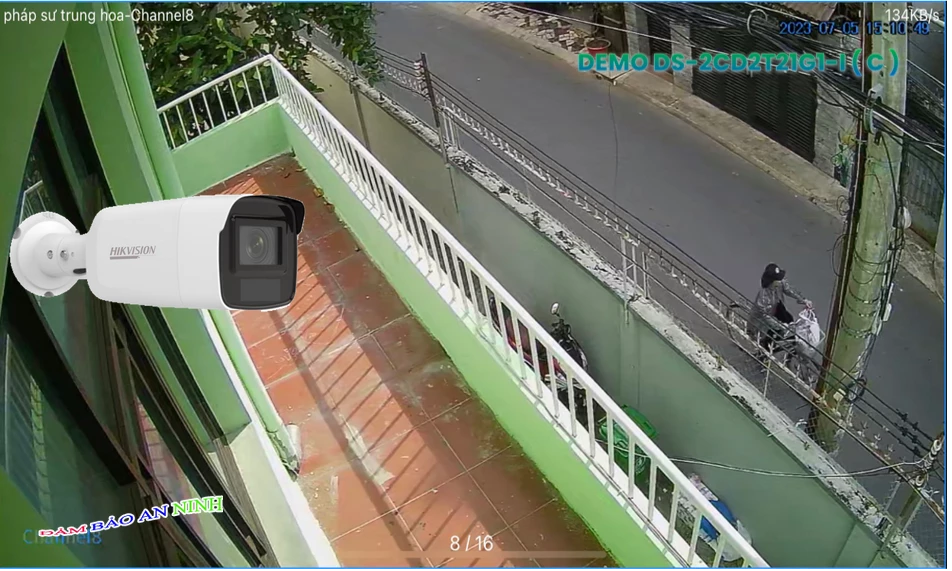 DS-2CD2T21G1-I(C) sắc nét Hikvision