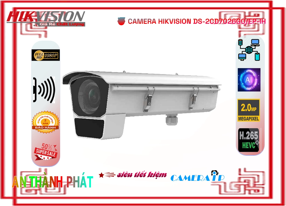 Camera Công Nghệ IP DS-2CD7026G0/EP-IH Hikvision Camera Công Nghệ IP DS-2CD7026G0/EP-IH Hikvision
