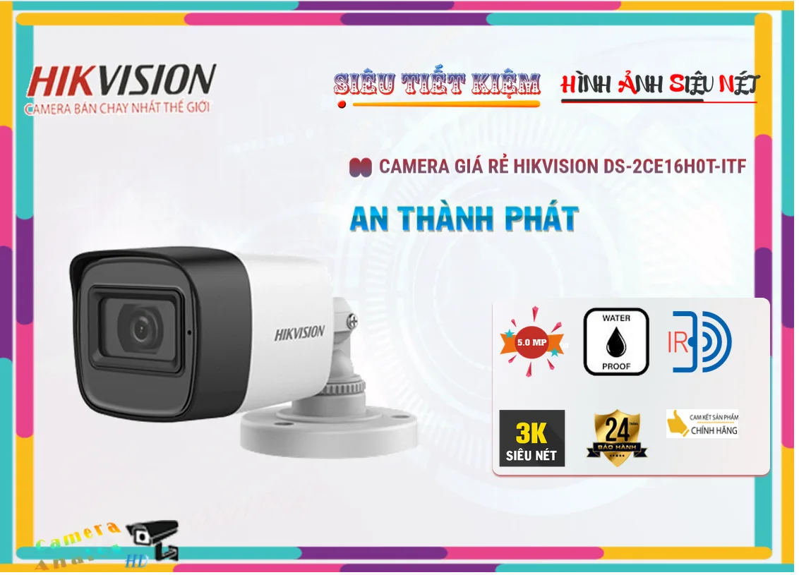 ➠ DS-2CE16H0T-ITF sắc nét Hikvision ➠ DS-2CE16H0T-ITF sắc nét Hikvision