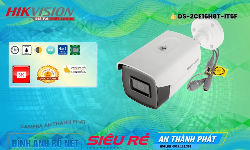 DS-2CE16H8T-IT5F sắc nét Hikvision