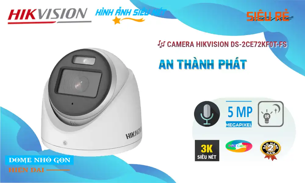 DS-2CE72KF0T-FS sắc nét Hikvision